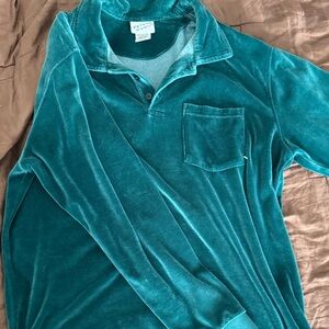 Vintage Irvine park light green Velvet Men's Sweater